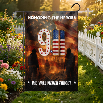 Patriot Day 25th Anniversary Honoring the Heroes Firefighter Memorial Flag