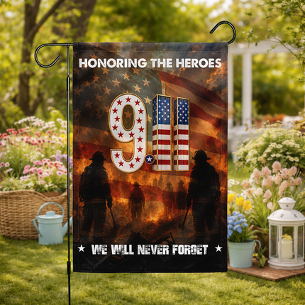 SP-01 Firefighters Patriot Day 2026 Courage Tribute Flag