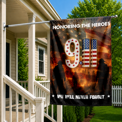 SP-01 Firefighters Patriot Day 2026 Courage Tribute Flag