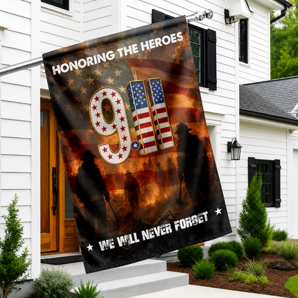 SP-01 Firefighters Patriot Day 2026 Courage Tribute Flag