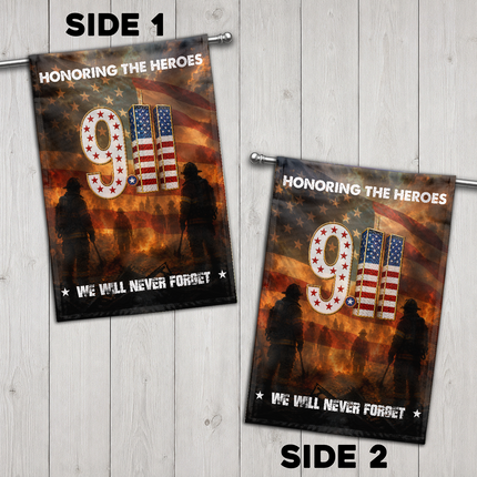 SP-01 Firefighters Patriot Day 2026 Courage Tribute Flag
