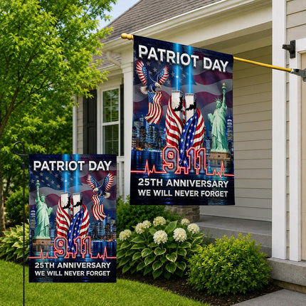 Patriot Day Liberty Skyline Eagle 9 11 Pulse 25th Anniversary Flag