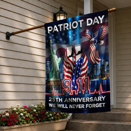 Patriot Day Liberty Skyline Eagle 9 11 Pulse 25th Anniversary Flag