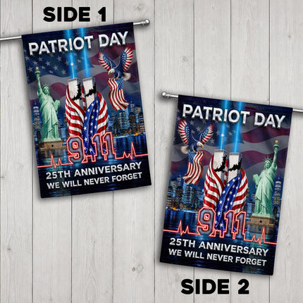 Patriot Day Liberty Skyline Eagle 9 11 Pulse 25th Anniversary Flag