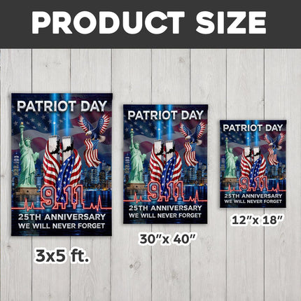 Patriot Day Liberty Skyline Eagle 9 11 Pulse 25th Anniversary Flag