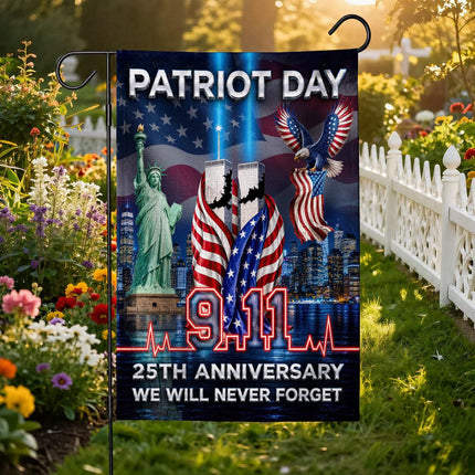 Patriot Day Liberty Skyline Eagle 9 11 Pulse 25th Anniversary Flag