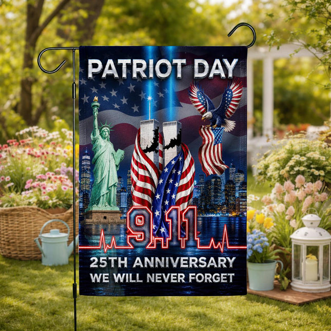 Patriot Day Liberty Skyline Eagle 9 11 Pulse 25th Anniversary Flag