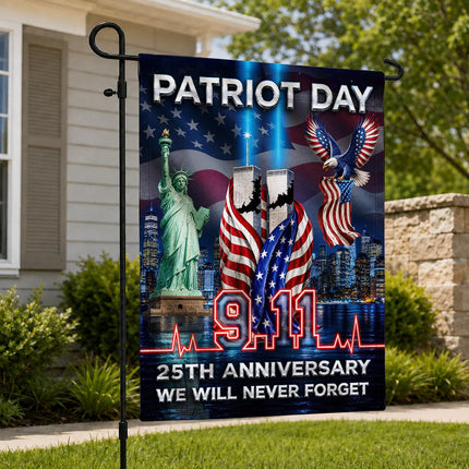 Patriot Day Liberty Skyline Eagle 9 11 Pulse 25th Anniversary Flag