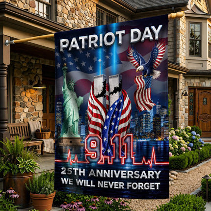 Patriot Day Liberty Skyline Eagle 9 11 Pulse 25th Anniversary Flag