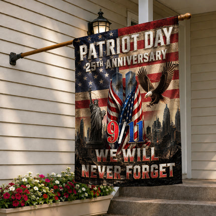 SP-01 We Will Never Forget Patriot Day 2026 Memorial Flag