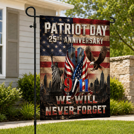 SP-01 We Will Never Forget Patriot Day 2026 Memorial Flag