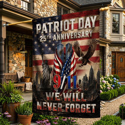 SP-01 We Will Never Forget Patriot Day 2026 Memorial Flag