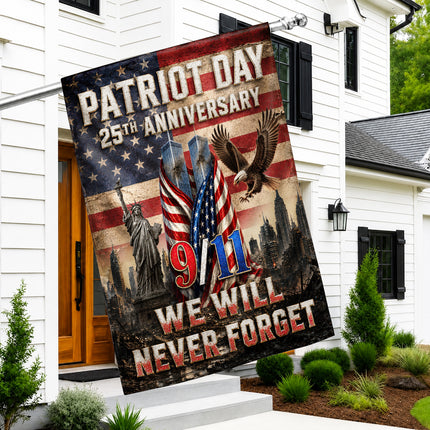 SP-01 We Will Never Forget Patriot Day 2026 Memorial Flag