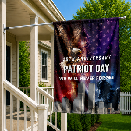 SP-01 9/11 Memorial Patriot Day Bald Eagle Tribute Flag