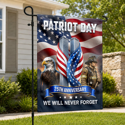 SP-01 25th Anniversary Patriot Day Firefighter Eagle Flag