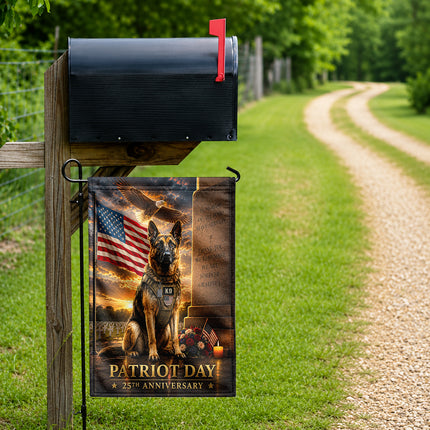 SP-01 25th Anniversary of 9/11 Fallen Hero K9 Tribute Flag