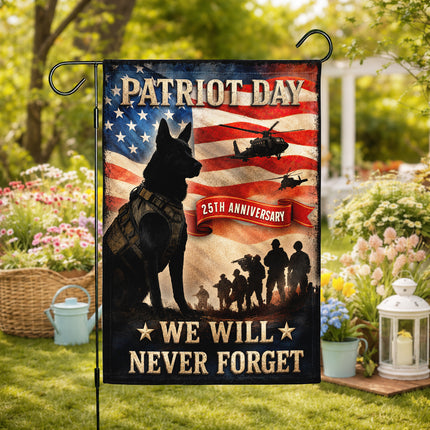SP-01 We Will Never Forget Patriot Day 2026 K9 Tribute Flag