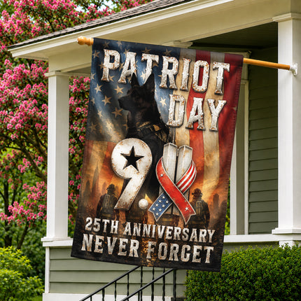 SP-01 25th Anniversary Patriot Day 2026 9/11 Remembrance K9 Flag