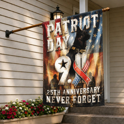 SP-01 25th Anniversary Patriot Day 2026 9/11 Remembrance K9 Flag