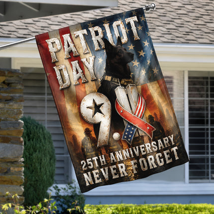 SP-01 25th Anniversary Patriot Day 2026 9/11 Remembrance K9 Flag