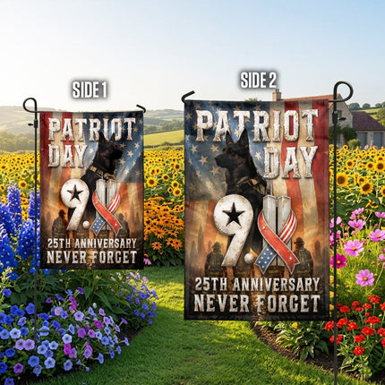 SP-01 25th Anniversary Patriot Day 2026 9/11 Remembrance K9 Flag