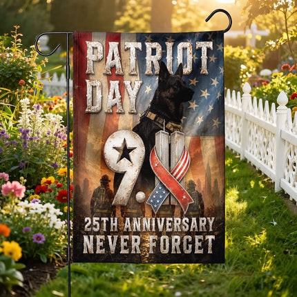 SP-01 25th Anniversary Patriot Day 2026 9/11 Remembrance K9 Flag