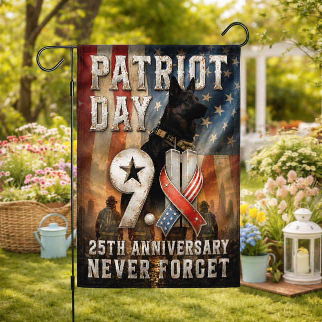 SP-01 25th Anniversary Patriot Day 2026 9/11 Remembrance K9 Flag