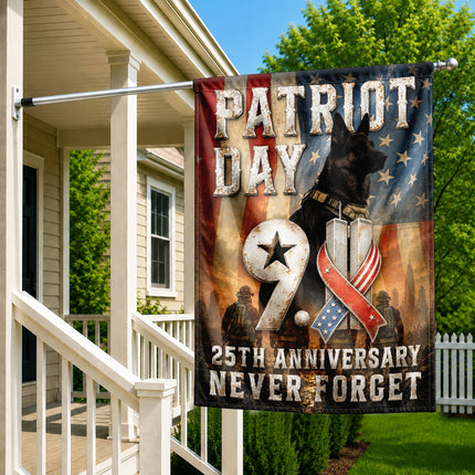 SP-01 25th Anniversary Patriot Day 2026 9/11 Remembrance K9 Flag