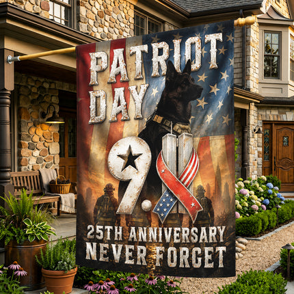 SP-01 25th Anniversary Patriot Day 2026 9/11 Remembrance K9 Flag