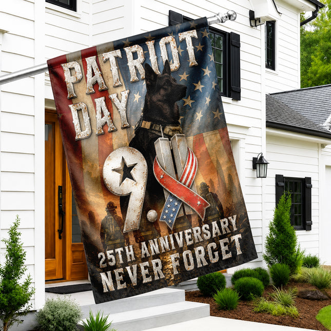 SP-01 25th Anniversary Patriot Day 2026 9/11 Remembrance K9 Flag