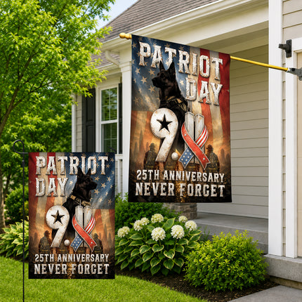 SP-01 25th Anniversary Patriot Day 2026 9/11 Remembrance K9 Flag