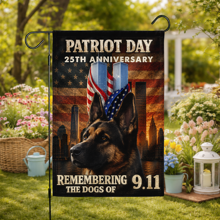 SP-01 Patriot Day 25th Anniversary 9/11 K9 Tribute Flag