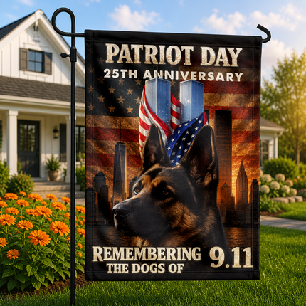 SP-01 Patriot Day 25th Anniversary 9/11 K9 Tribute Flag
