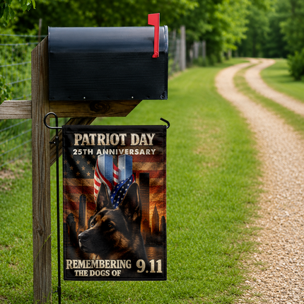SP-01 Patriot Day 25th Anniversary 9/11 K9 Tribute Flag
