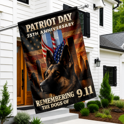 SP-01 Patriot Day 25th Anniversary 9/11 K9 Tribute Flag