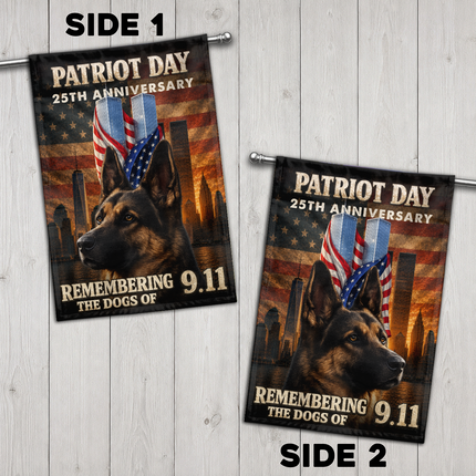 SP-01 Patriot Day 25th Anniversary 9/11 K9 Tribute Flag