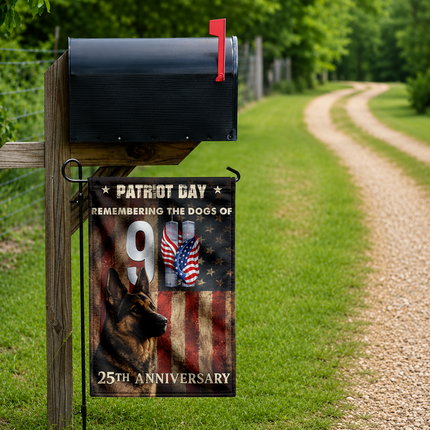 SP-01 Remembering the Dogs of 9/11 Patriot Day Tribute Flag