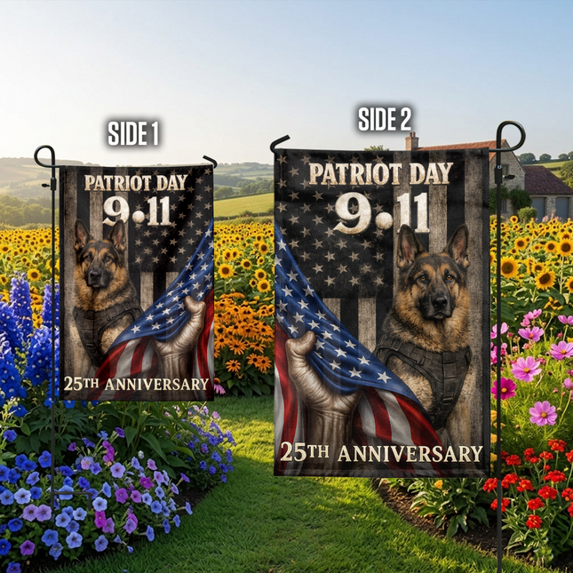 SP-01 9/11 Remembrance Patriot Day K9 Memorial Flag