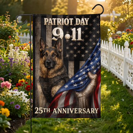 SP-01 9/11 Remembrance Patriot Day K9 Memorial Flag