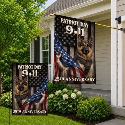 SP-01 9/11 Remembrance Patriot Day K9 Memorial Flag