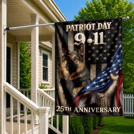 SP-01 9/11 Remembrance Patriot Day K9 Memorial Flag