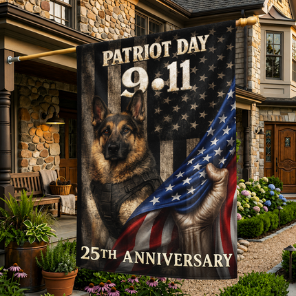 SP-01 9/11 Remembrance Patriot Day K9 Memorial Flag