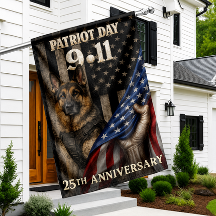 SP-01 9/11 Remembrance Patriot Day K9 Memorial Flag