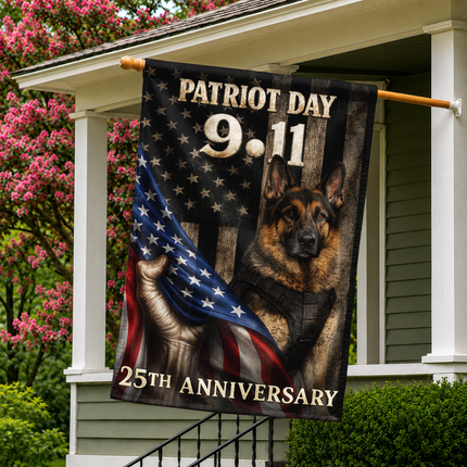 SP-01 9/11 Remembrance Patriot Day K9 Memorial Flag