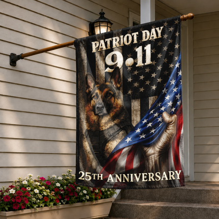 SP-01 9/11 Remembrance Patriot Day K9 Memorial Flag