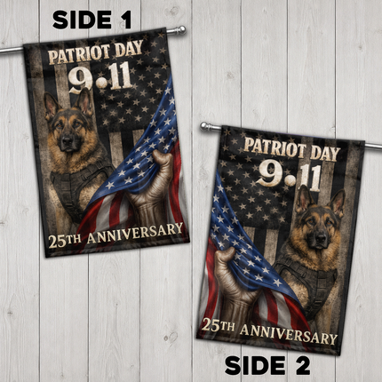 SP-01 9/11 Remembrance Patriot Day K9 Memorial Flag