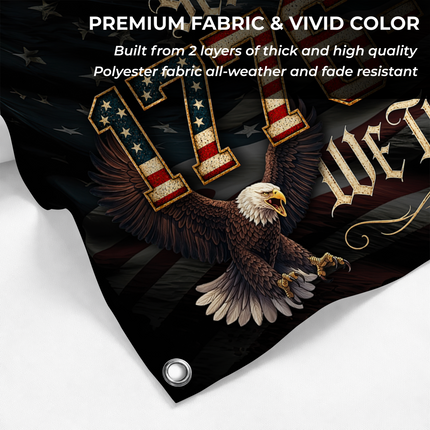 SP-01 250 Years of Freedom 1776–2026 American Grommet Flag