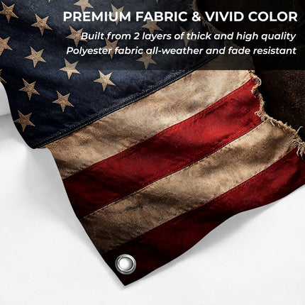 SP-01 American Freedom Flag Statue of Liberty Eagle Independence Day