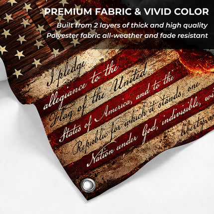 SP-01Vintage American Flag Eagle Freedom Independence Day