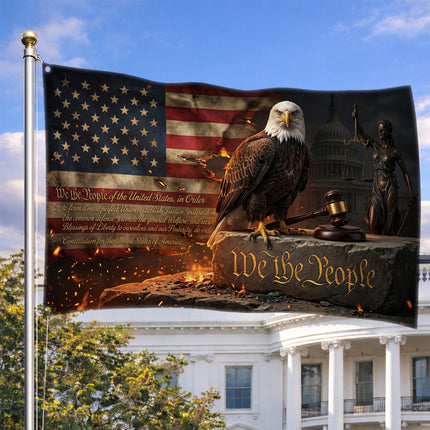 SP-01 USA Patriotic Outdoor Flag Honor Courage Sacrifice Memorial Service